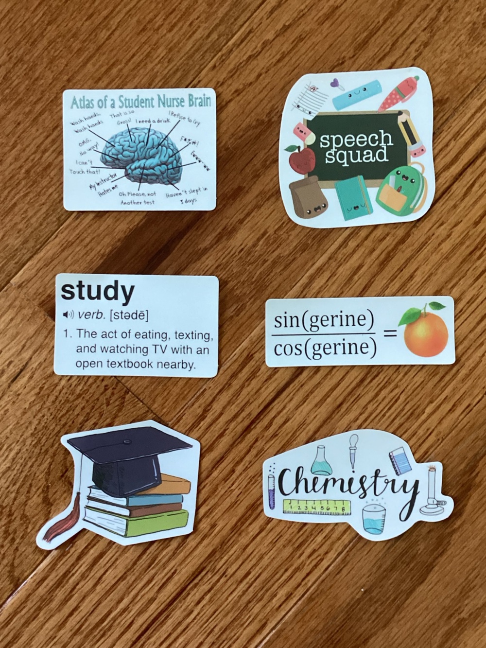 BOGO 🥳 Nursing School Science sticker decals | new | chemistry speech science